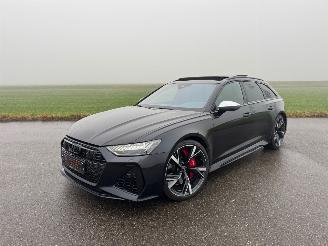 damaged passenger cars Audi Rs6 RS6 Avant 4.0 TFSI Quattro Panorama Leer Trekhaak VOL!! 2020/1