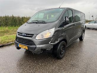 skadebil bedrijf Ford Transit Custom DUBBEL CABINE AUTOMAAT 2017/6