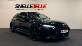 Schadeauto Audi Rs6 quattro|pano|nightvision|Keramische remmen|achteras besturing|hud|B&O|luchtvering|softclose|memoryseat| 2022/10