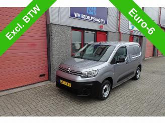ocasión vehículos comerciales Citroën Berlingo 1.5 BlueHDI Control airco schuifdeur 2020/8