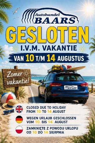 Auto incidentate Audi  MA 10 AUG T/M VRIJ 14 AUG GESLOTEN IVM VAKANTIE 2026/7