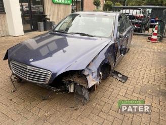 Purkuautot passenger cars Mercedes S-klasse S (W220), Sedan, 1998 / 2005 5.0 S-500 V8 24V 2001/6