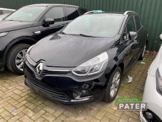krockskadad bil auto Renault Clio Clio IV Estate/Grandtour (7R), Combi 5-drs, 2012 / 2021 0.9 Energy TCE 90 12V 2019/7