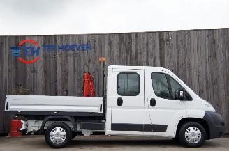 Peugeot Boxer 2.2 HDi Dubbele Cabine Open Laadbak Kraan Airco Trekhaak 96KW Euro 4 picture 4