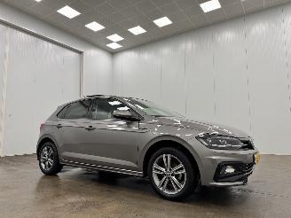 krockskadad bil auto Volkswagen Polo 1.0 TSI R-Line Panoramadak 5-drs Navi Clima 2021/4