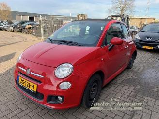 Coche siniestrado Fiat 500 500C (312), Cabrio, 2009 1.2 69 2014/5