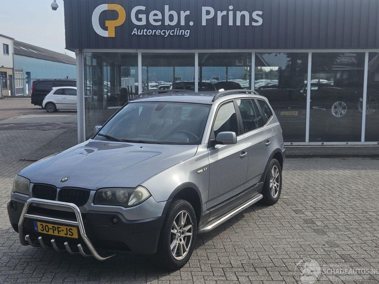 BMW X3 2.5 24V SUV  Benzine 2.495cc 141kW (192pk) 4x4