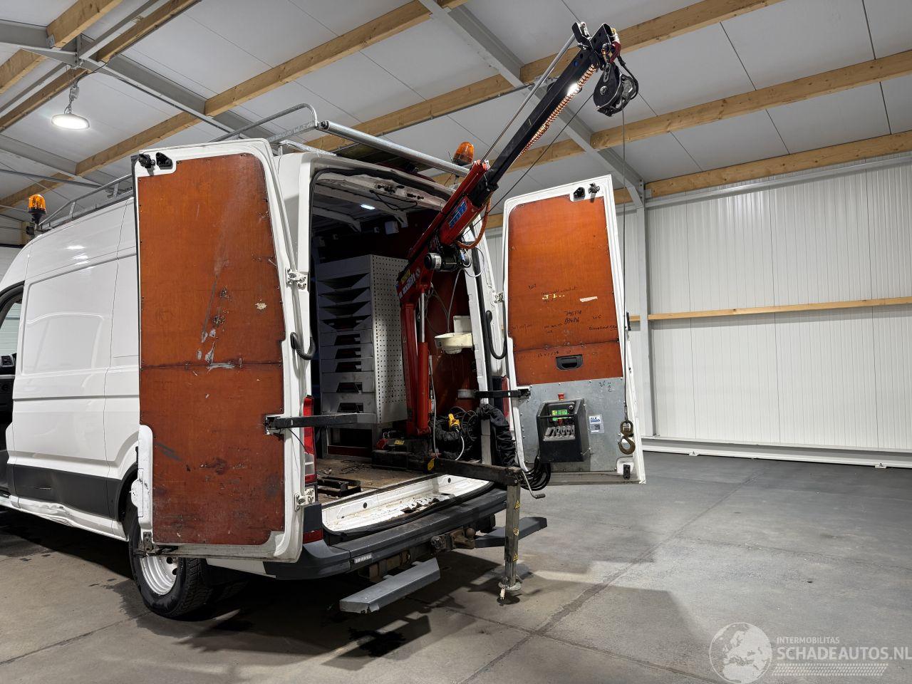 Volkswagen Crafter 2.0TDI 130kW KRAAN Camera ZWAAR DUBBELLUCHT