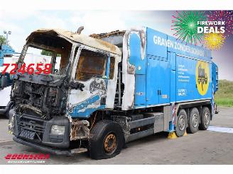 dañado camiones MAN TGS 36.480 8X4 MTS Dino 5 12m3 Saugbagger Euro 6 2016/9