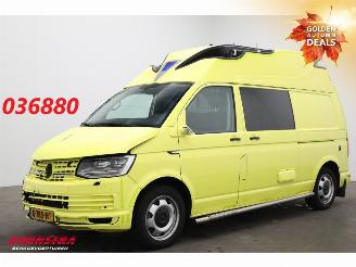 skadebil bedrijf Volkswagen Transporter 2.0 TDI 205 PK DSG RTW Ambulance LED Leder Cruise PDC 2019/10