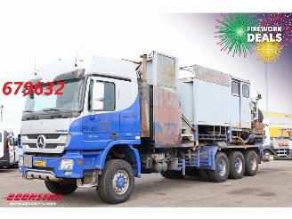damaged trucks Mercedes Actros 3344AK 8/6X6 Manual Blatt/Blatt 2x PTO 2x Pump 2013/7