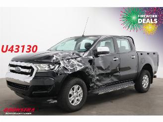 krockskadad bil auto Ford Ranger 2.2 TDCi DoKa 4WD Airco Cruise AHK 2016/2