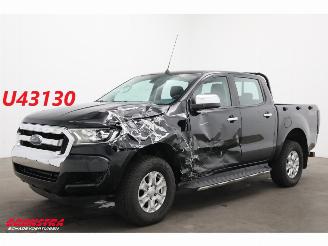 krockskadad bil auto Ford Ranger 2.2 TDCi DoKa 4WD Airco Cruise AHK 2016/2