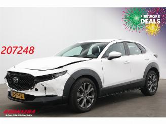skadebil auto Mazda CX-30 2.0 e-SkyActiv-G M Hybrid Comfort Leder ACC Memory LRHZ Camera 2021/2