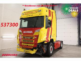 Vrakbiler auto Scania R R520 V8 Alcoa Leder Standairco 2019/3
