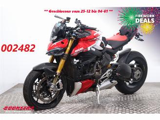 krockskadad bil motor Ducati Streetfighter V4 S Corse ABS LED Heizgriffe 2021/8