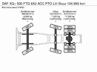 DAF XG + 530 FTG 6X2 ACC PTO Lift Stuur 104.993 km! picture 29