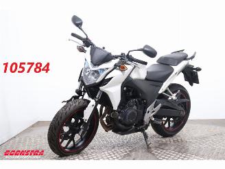 krockskadad bil motor Honda CB 500 F C-ABS Leo Vince 2015/6