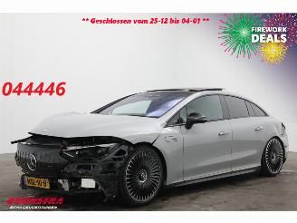 Damaged car Mercedes EQE AMG 53 4MATIC+ 90 kWh Pano 360° HUD AR Burmester 830 km!! 2025/6