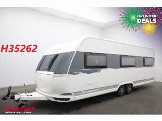 krockskadad bil caravan Hobby  650 Prestige Luifel Rondzit Douche Oven BY 2017 2017/2