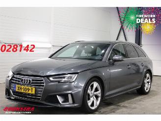 skadebil auto Audi A4 Avant 40 TFSI Sport S-Line LED Navi Clima Cruise SHZ PDC 2019/1