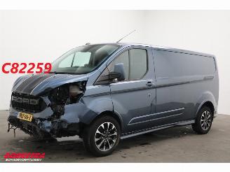 skadebil bedrijf Ford Transit Custom 2.0 TDCI 185 PK Aut. L2-H1 Sport Navi Airco Cruise SHZ Camera AHK 2022/4