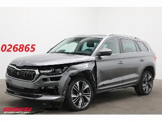 skadebil auto Skoda Kodiaq 2.0 TDI 200 PK DSG 4X4 Laurin & Klement Pano Leder ACC LRHZ Ventilatie AHK 2024/3