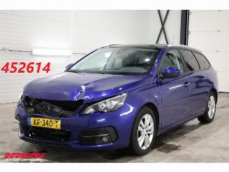krockskadad bil auto Peugeot 308 SW 1.5 BlueHDi Active Pano Leder Navi Clima Cruise PDC 104.203 km! 2019/2