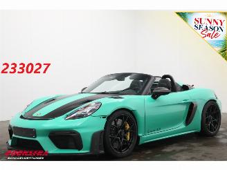 skadebil auto Porsche 718 Spyder RS Weissach PCCB Chrono Lift PTS 227 Lightergreen 2024/3