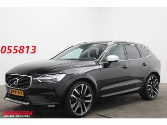 krockskadad bil auto Volvo Xc-60 2.0 D5 AWD R-Design Pano LED ACC H/K 360° Lucht Leder AHK 2018/1