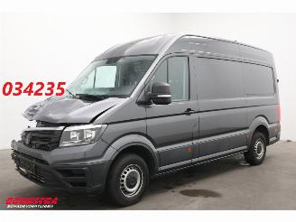 Vaurioauto  commercial vehicles Volkswagen Crafter 2.0 TDI 140 PK DSG L3-H3 Leder Bluetooth Airco Cruise PDC AHK 2022/3