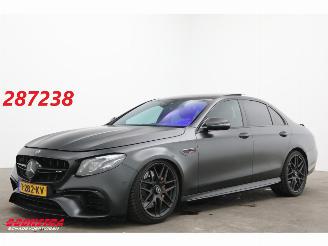 krockskadad bil auto Mercedes E-klasse AMG 63 S 4MATIC+ Drivers Package Pano LED ACC HUD Burmester 360° 2017/6