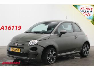 krockskadad bil auto Fiat 500 0.9 TwinAir Turbo Sport 500S Aut. Leder Navi Clima Cruise PDC 2018/9