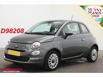 krockskadad bil auto Fiat 500 1.0 Hybrid Lounge Apple/Android Airco Cruise 34.860 km! 2020/9