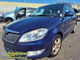 Coche siniestrado Skoda Fabia Fabia II Combi, Combi 5-drs, 2007 / 2015 1.2 TDI 12V Greenline 2010/10