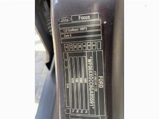demontáž osobní automobily Ford Focus Focus 3 Wagon, Combi, 2010 / 2020 1.0 Ti-VCT EcoBoost 12V 100 2016/7