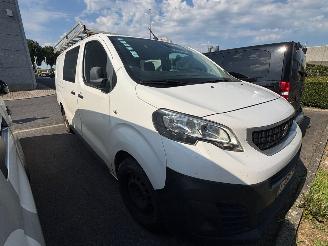 Vaurioauto  commercial vehicles Citroën Jumpy 2.0 lang dubbele cabine airco navi 2019/6