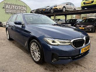 damaged passenger cars BMW 5-serie 530E 135KW Autom. Clima Navi Laser Business Edition Plus NAP 2021/7