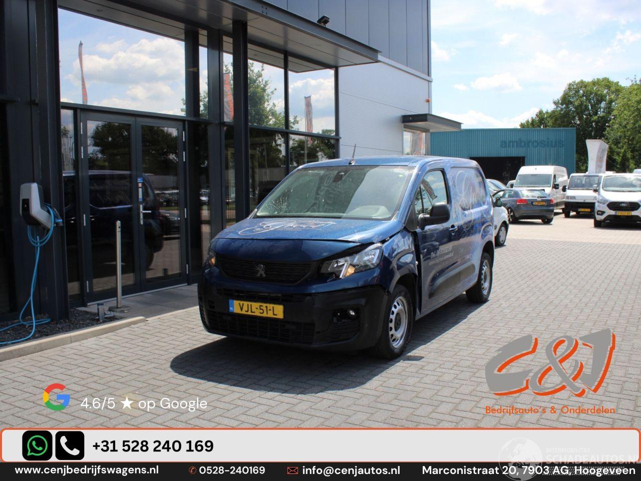 Peugeot Partner 1.5 BlueHDI Premium airco navi cruise automaat luxe