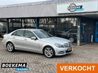 krockskadad bil auto Mercedes C-klasse 200 184PK Avantgarde Automaat Navigatie Memory Stoelverw. 2012/6