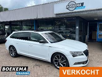Vaurioauto  passenger cars Skoda Superb Combi 1.4 TSI Sportline DSG Panorama Memory Keyless Canton 2018/4