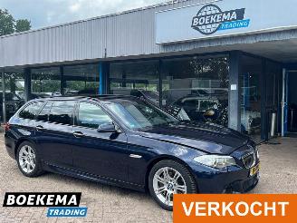 uszkodzony samochody osobowe BMW 5-serie 535xi High Exe M-Sport Panorama Leer HUD Lane-Ass Keyless 2012/1