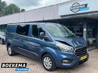 Vrakbiler auto Ford Transit Custom 320 2.0 TDCI L2 Limited DC 5-Persoons Clima Camera 2x Schuif 2018/5