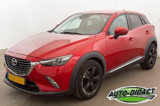 skadebil auto Mazda CX-3 2.0 SkyActiv-G Automaat 81.039 km Navi Leder Camera 120 GT-M Line 2016/12