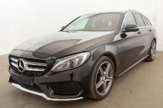 Unfallwagen Mercedes C-klasse C180d Navi Clima Leder 2017/2