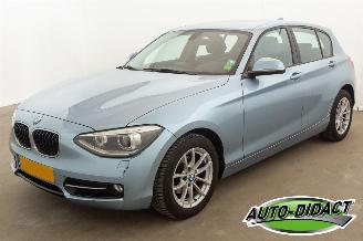 skadebil auto BMW 1-serie 116i Automaat Leder Clima Navi High Executive 2014/1