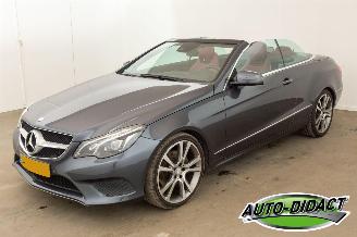 krockskadad bil auto Mercedes E-klasse Cabrio 350 BlueTEC Automaat Edition Sport Leder Navi Camera 2015/2