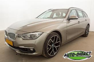 skadebil auto BMW 3-serie 318i Automaat Leder Clima Navi Luxury Edition 2018/10