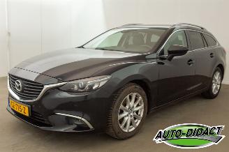 krockskadad bil auto Mazda 6 2.2D Motorschade Leder Navi Clima SkyActiv-D 150 Skylease GT 2015/9