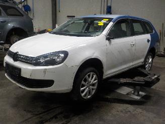 Coche siniestrado Volkswagen Golf Golf VI Variant (AJ5/1KA) Combi 2.0 GTD 16V (CFHC(Euro 5)) [103kW]  (0=
7-2009/07-2013) 2010